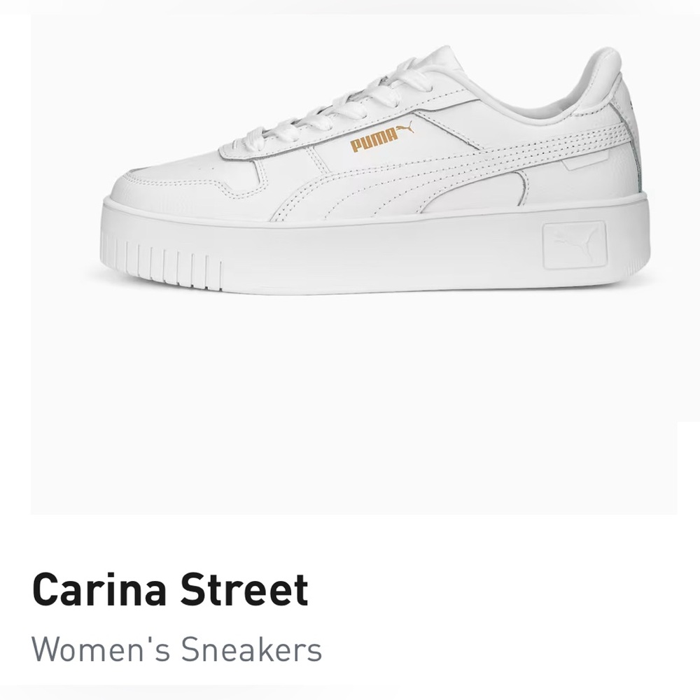 Puma Carina Street Women’s Sneakers Size 6 White